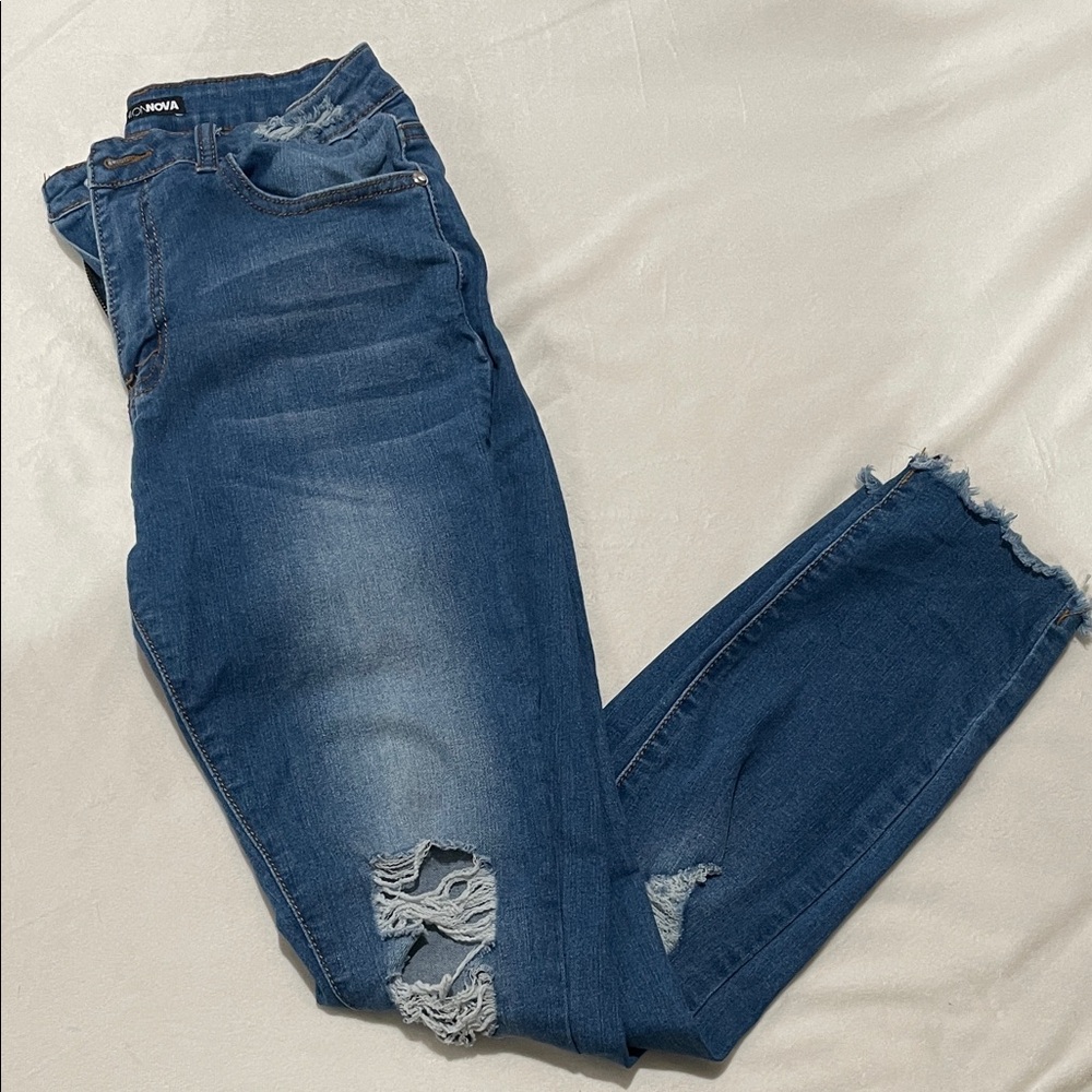 Fashion Nova Light Blue Denim